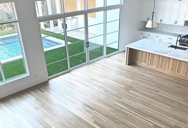 Premium flooring open plan